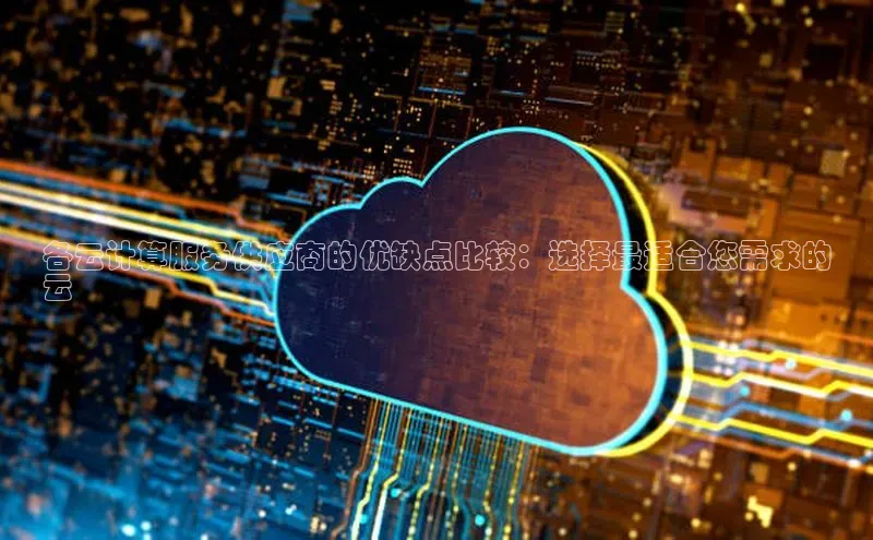 加拿大28圈官网版天键股份各云计算服务供应商的优缺点比较：选择最适合您需求的
云